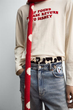 SLOGAN T-SHIRT HARRY LAMBERT FOR ZARA X DISNEY