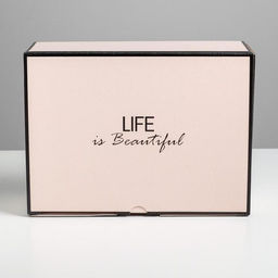 Коробка подарочная сборная, упаковка, Believe, 26 х 19 х 10 см