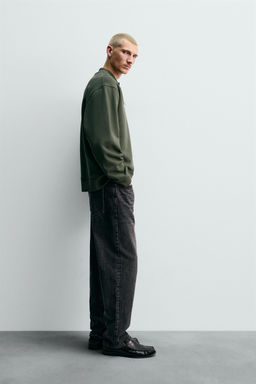 QUARTER-ZIP SWEATSHIRT - Zara фото 4
