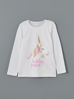 Bisiklet Yaka K?z ?ocuk Pijama Tak?m? - Waikiki фото 2