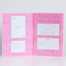 Папка для свидетельства о рождении с уголками Мои первые документы, для девочки, А4 - Долго и счастливо фото 2