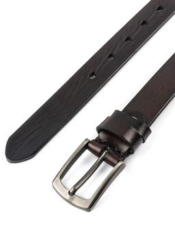 Мужской кожаный ремень Dierhoff ДРК 3050/1-30 Коричневый - Sergio valentini фото 9