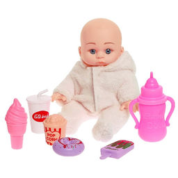 Пупс Зайка со звуком и аксессуарами