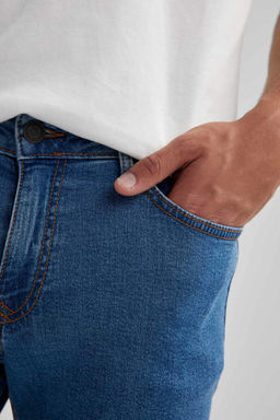 Джинсовые брюки скинни Carlo очень узкого кроя с нормальной талией и очень узкими штанинами - Defacto фото 6