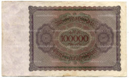 100000 марок 1923 года Германия