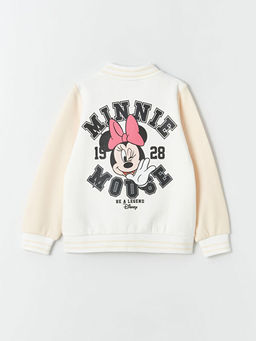 Minnie Mouse Bask?l? Uzun Kollu K?z ?ocuk Kolej Ceket - Waikiki фото 3