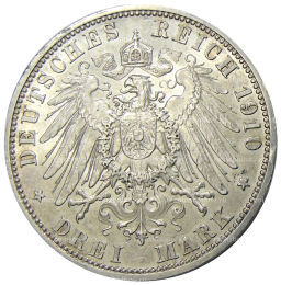 3 марки 1910 года A Германия (Гессен)