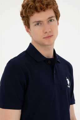 Мужская темно-синяя футболка - U.s. polo assn фото 2