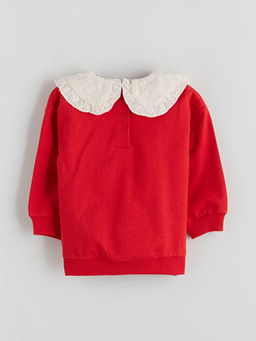 Bebe Yaka K?z Bebek Sweatshirt
