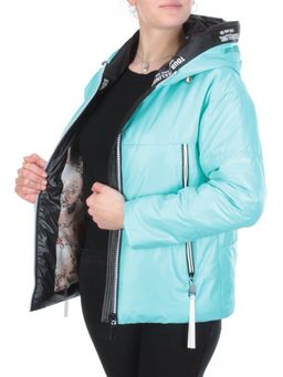 8278 TURQUOISE Куртка демисезонная женская BAOFANI (100 гр. синтепон) - Fashion фото 7