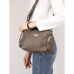 Сумка женская искусственная кожа Marrivina-21332, 1отд+карм/пер, плечевой ремень, капучино SALE 244027 - Adelia фото 5