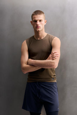 CAMISETA TANK PRIMERA CAPA / Marr?n - Zara фото 2