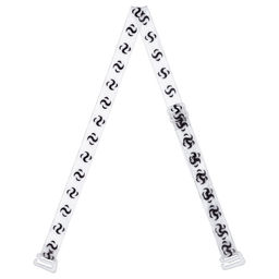 Бретели (пара) Gamma BR-1033 в пакете 10 мм 10 пар СК/Распродажа черный