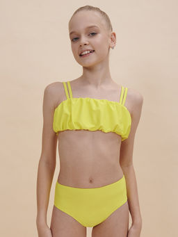 PELICAN, купальный костюм для девочек, Лаймовый