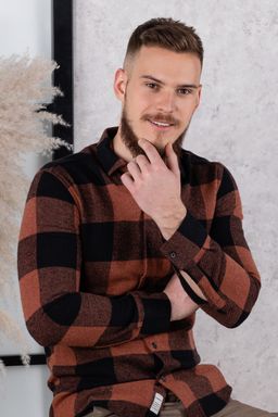 рубашка 
 17.Kimmens-KAHVE  фото 8