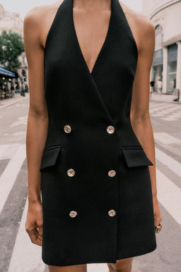 HALTER MINI BLAZER DRESS - Zara фото 2