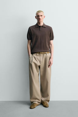 POLO PUNTO REGULAR FIT / Marr?n