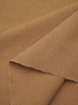 Крапива Рами (Ramie) с хлопком цв.Ореховый мусс, ш.1.4м, крапива-50%, хлопок-50% - Купава фото 4