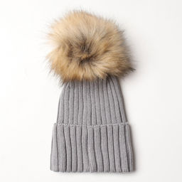 Шапка детская MINAKU: Hello, winter, серая, размер 52-54 (5-7 лет)