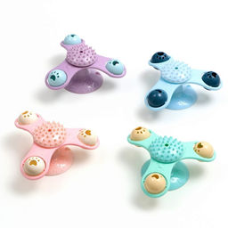 Игрушка-вертушка на присоске для кошек, 3 отсека с бубенчиками, микс цветов - Пижон фото 8