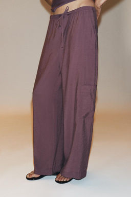 FLOWING CARGO TROUSERS - Zara фото 2
