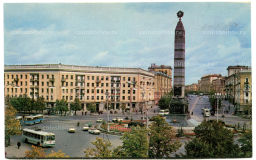 Открытка Минск.Площадь Победы