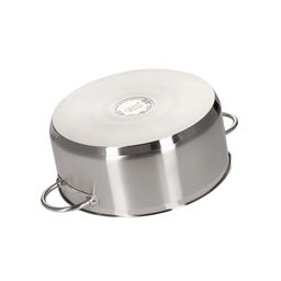 1364 GIPFEL Кастрюля SIGNO 26x20см/10 л со стеклянной крышкой, с индукционным капсульным дном. Материал: нерж сталь 18/10. Толщина: 0,8мм