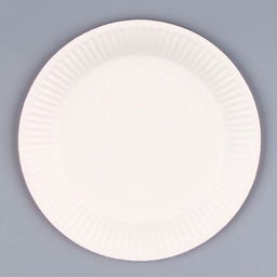 Тарелка бумажная, однотонная, 18 см, в наборе 10 шт., цвет голубой - Страна карнавалия фото 4