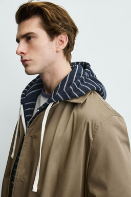 GABARDINA REGULAR FIT WATER REPELLENT / Beige - Zara фото 5