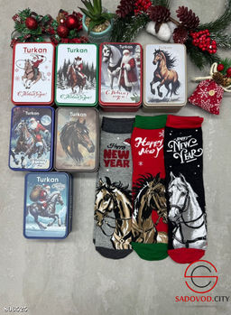 Мужские Новогодние носки 3 пары