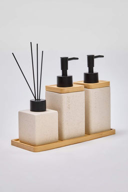 3lu Seramik Banyo Sabunluk Seti TPHAW26BI00000 - Trendyolmilla фото 2