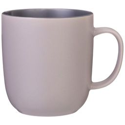 Цена за 4 шт. КРУЖКА BRONCO VELOUR 400 МЛ СЕРАЯ