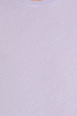 Футболка U.S. Polo Assn с круглым вырезом сиреневая из хлопка  фото 13