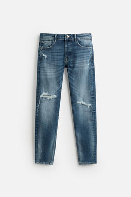 RIPPED SKINNY FIT JEANS - Zara фото 6