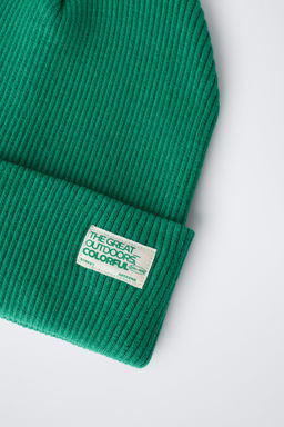 GORRO PUNTO CANAL? ETIQUETA / Verde - Zara фото 3