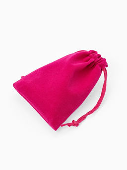 Набор мешочков бархатных 50 шт. , 7×9 см, ярко-розовый