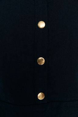 TRENDYOLMILLA Lacivert Duz Kesim Cepli Gomlek Yaka Keten Gorunumlu Mini Dokuma Elbise TWOSS22EL1068 фото 9