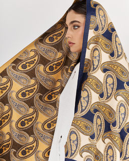 в составе ШЕРСТЬ  и КАШЕМИР Большой, мягкий, теплый  двусторонний палантин - Tantino фото 5