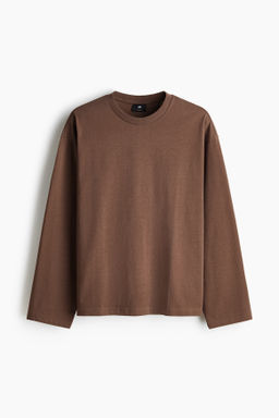 Camiseta de punto de manga larga Oversized Fit