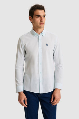 Erkek Su YeЕili Uzun Kollu Basic GГmlek - U.s. polo assn фото 3