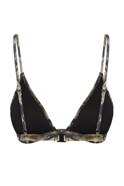 Y?lan Desenli Ucgen Kapl? Bikini Ustu TBESS20BU0268