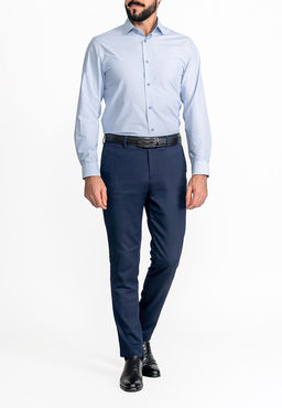 Сорочка мужская длинный рукав GREG 221/139/MAK/ZN/1