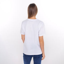 Футболка женская «Дракон», принт белый, красный, размер 50