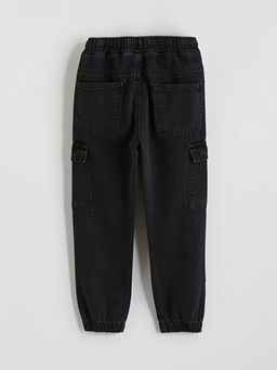 Beli Lastikli Erkek ?ocuk Jogger Jean Pantolon