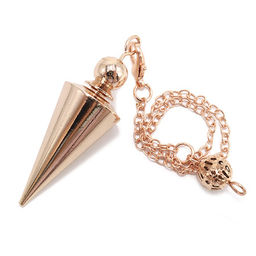 Маятник для биолокации Медный металлический профессиональный конус 5см