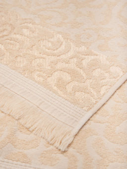 Махровое полотенце Вензеля цвет песочный,100% хлопок, 50х80см - New star фото 3