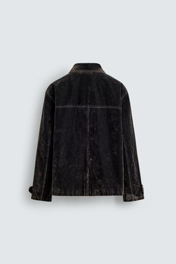 VELVET FLOCK JACKET - Zara фото 9
