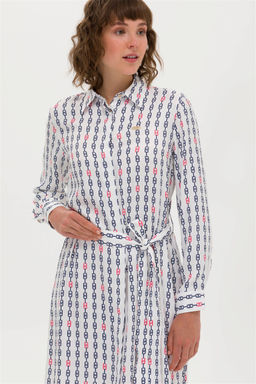 Женское белое тканое платье - U.s. polo assn фото 10