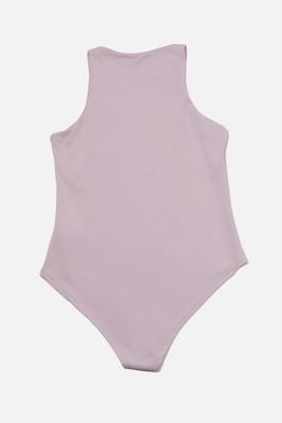 Lila Halter Yaka Vucuda Oturan Esnek Alttan C?tc?tl? Orme Body TWOSS20BD0044