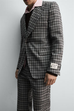 CHECK SUIT BLAZER HARRY LAMBERT FOR ZARA X DISNEY  фото 5
